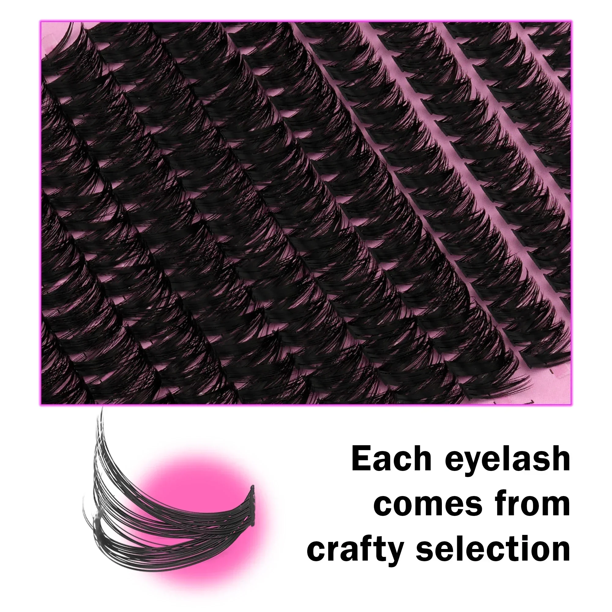 14 fileiras de cílios postiços - Eyelash Extension Russian avaliação e preço