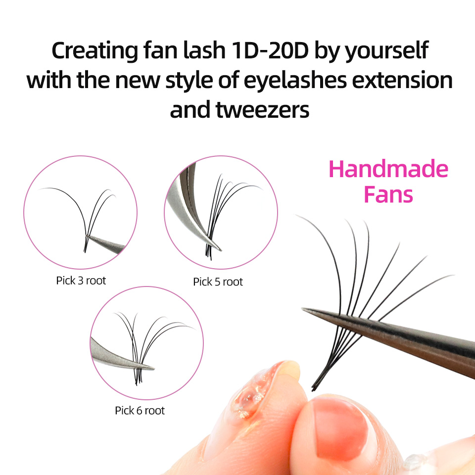 AGUUD 10 Caixas/Lote Cílios Po - Eyelash Extension Human Hair avaliação e preço
