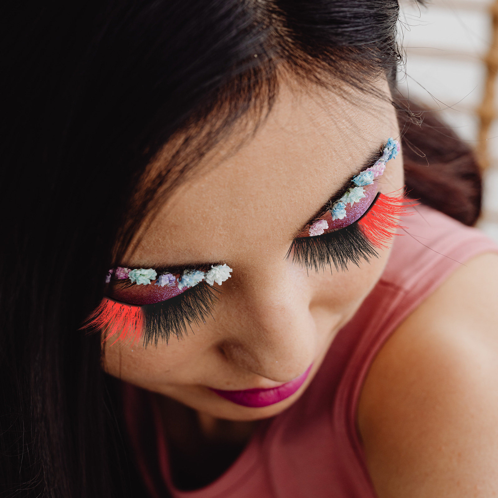 5 pares de cílios postiços req - Eyelash Extension Eye Irritation avaliação e preço